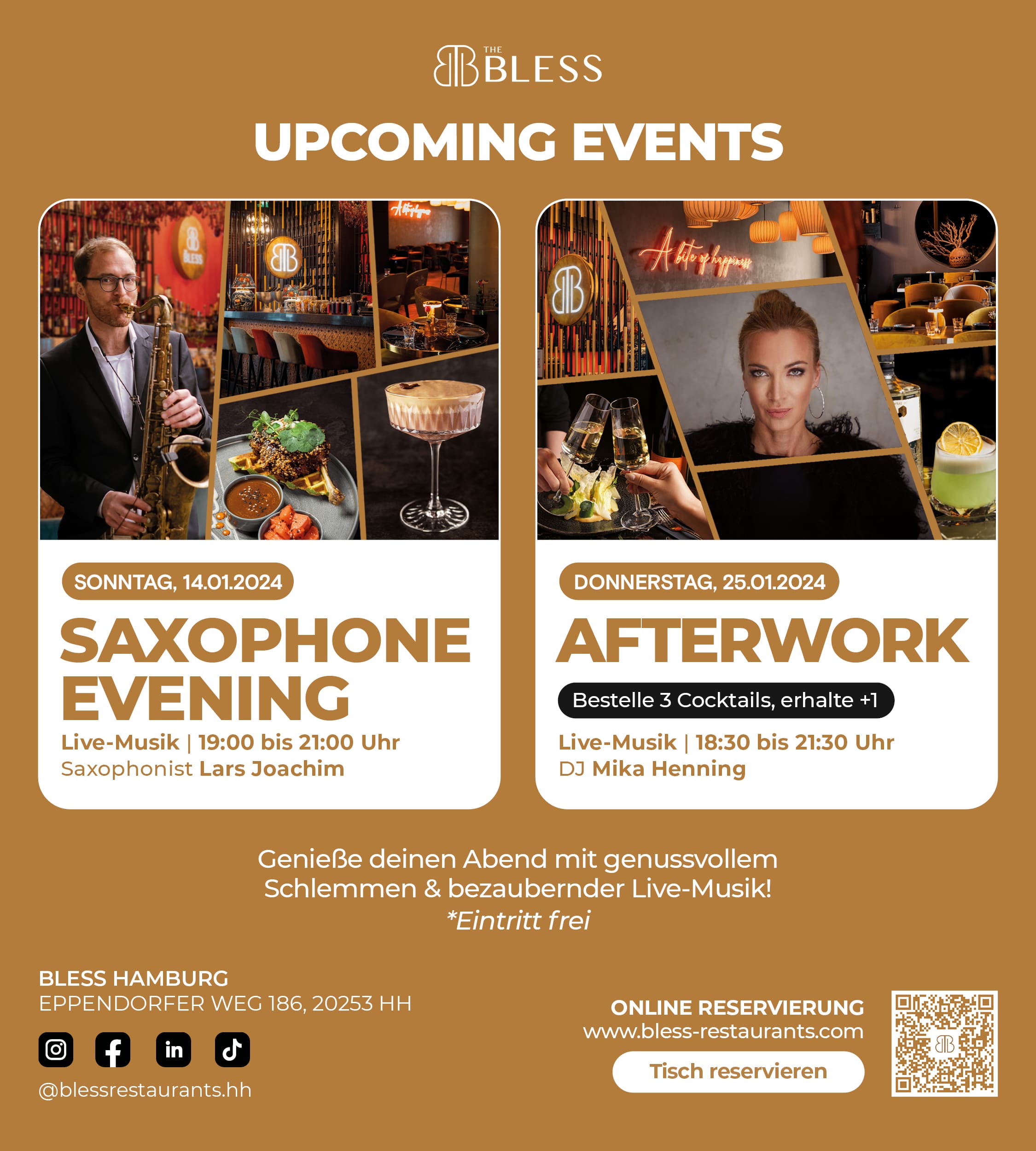 BLESS Restaurant Events BLESS Restaurant Events