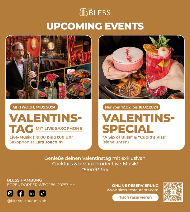 BLESS Restaurant Events BLESS Restaurant Events