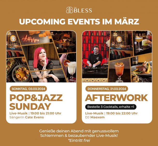 BLESS Restaurant Events BLESS Restaurant Events